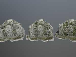 statuemountain Modello 3D