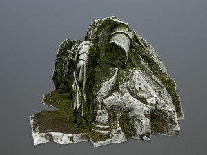 statuemountain Modello 3D