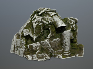 statuemountain Modello 3D
