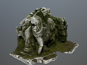 statuemountain Modello 3D