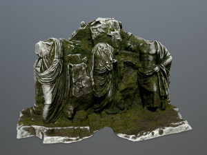 statuemountain Modello 3D