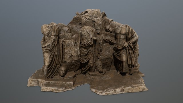 statuemountain Model 3D .c4d .max .obj .3ds .fbx .stl .blend 