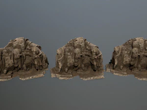 statuamontagna Modello 3D