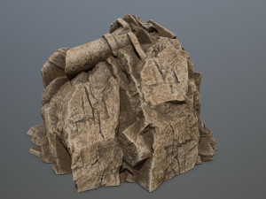 statuemountain Model 3D