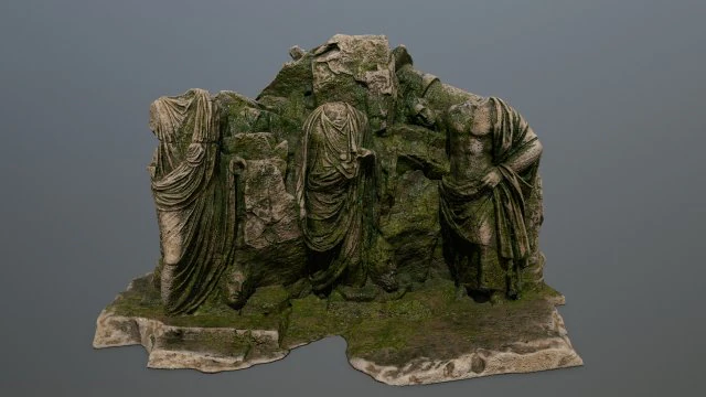 statuemountain 3D Model .c4d .max .obj .3ds .fbx .stl .blend 