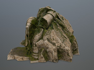 statuemountain Modèle 3D
