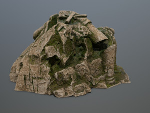 statuemountain Modèle 3D