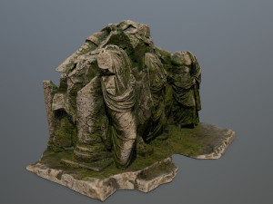 statuemountain Modèle 3D