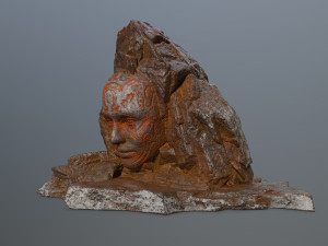 mountainface 3D मॉडल