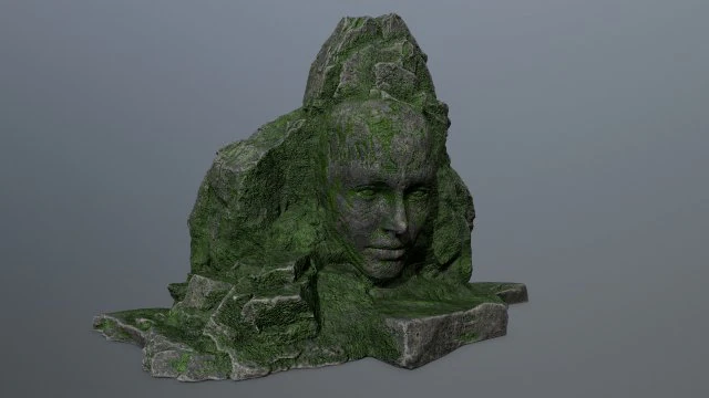 mountainface 3D Model .c4d .max .obj .3ds .fbx .stl .blend