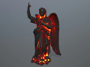 熔岩雕像 3D 模型