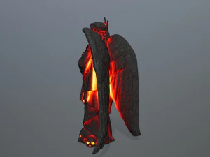 lava statue 3D Model