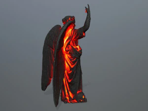 lava statue 3D Model