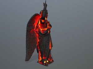 lava statue 3D मॉडल