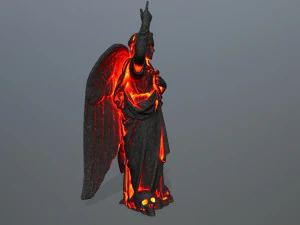 lava statue 3D Model