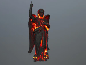 lava statue 3D Model