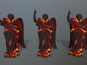 lava statue 3D Model