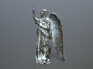angel statue 3D मॉडल