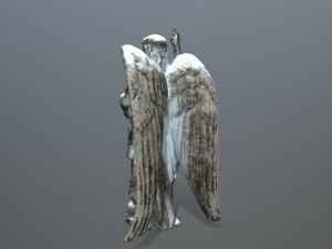 angel statue 3D मॉडल