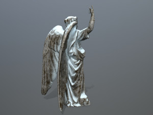 angel statue 3D मॉडल