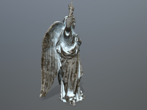 angel statue 3D मॉडल