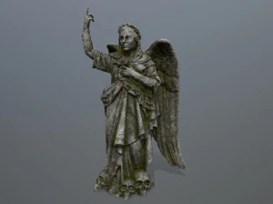 engel standbeeld 3D Model