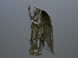 angel statue 3D 모델