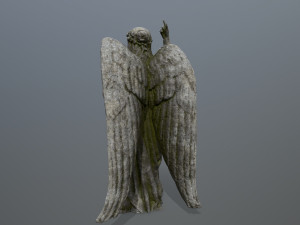 angel statue 3D 모델