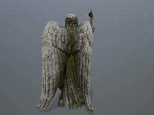 angel statue 3D 모델