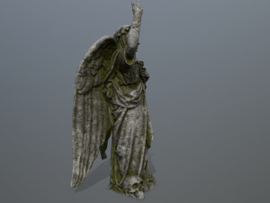 angel statue 3D 모델