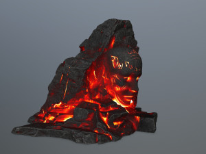 mountainface Model 3D