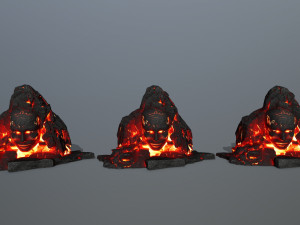 mountainface Model 3D