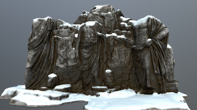 statue Modello 3D .c4d .max .obj .3ds .fbx .stl .blend 