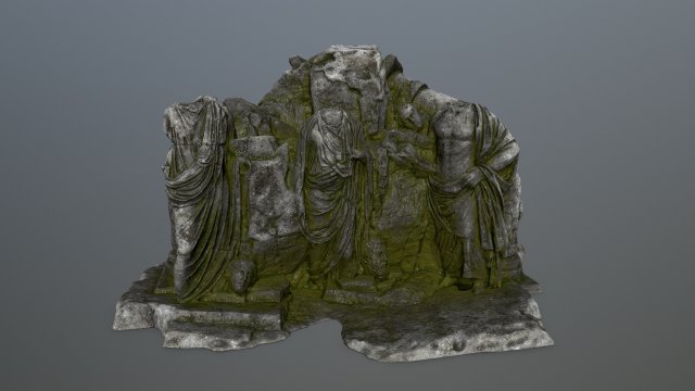 statue Model 3D .c4d .max .obj .3ds .fbx .stl .blend 