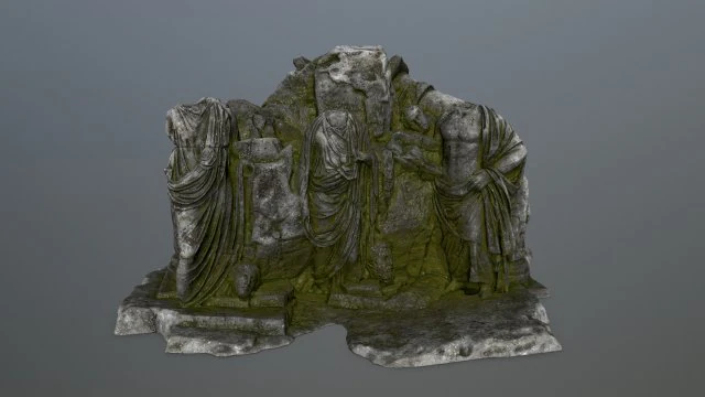 statue 3D Model .c4d .max .obj .3ds .fbx .stl .blend 