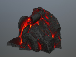 lava statue 3D Model
