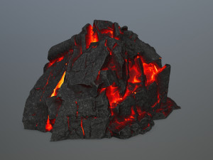 lava statue 3D Model