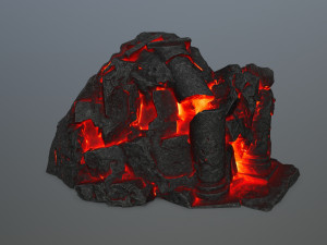 lava statue 3D Model