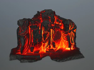 lava statue 3D Model