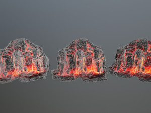 lava statue 3D Model