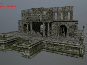 ruin set 3D Model