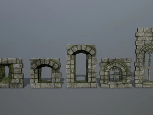 ruin set 3D Model