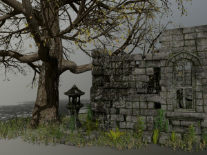 ruin set 3D Model