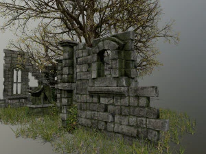 ruin set 3D Model