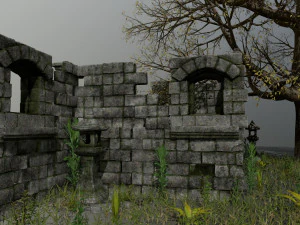 ruin set 3D Model