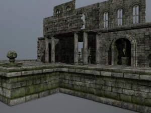ruin set 3D Model