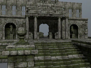 ruin set 3D Model