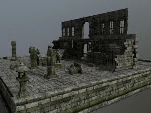 ruin set 3D Model