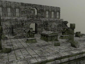ruin set 3D Model