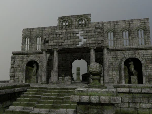 ruin set 3D Model